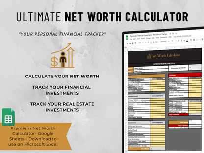 Net Worth Calculator - Personal Financial Statement