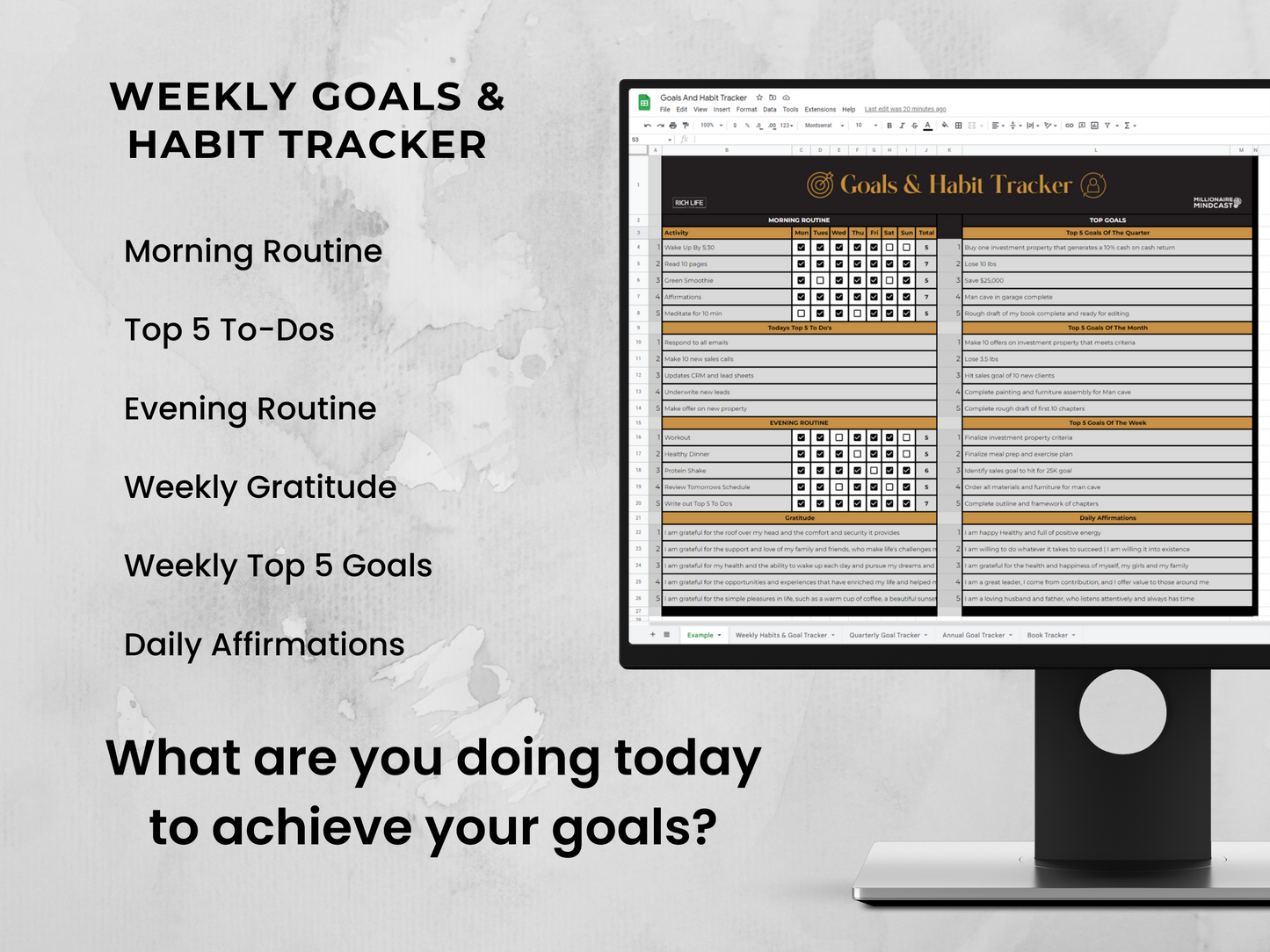 Goals & Habit Tracker